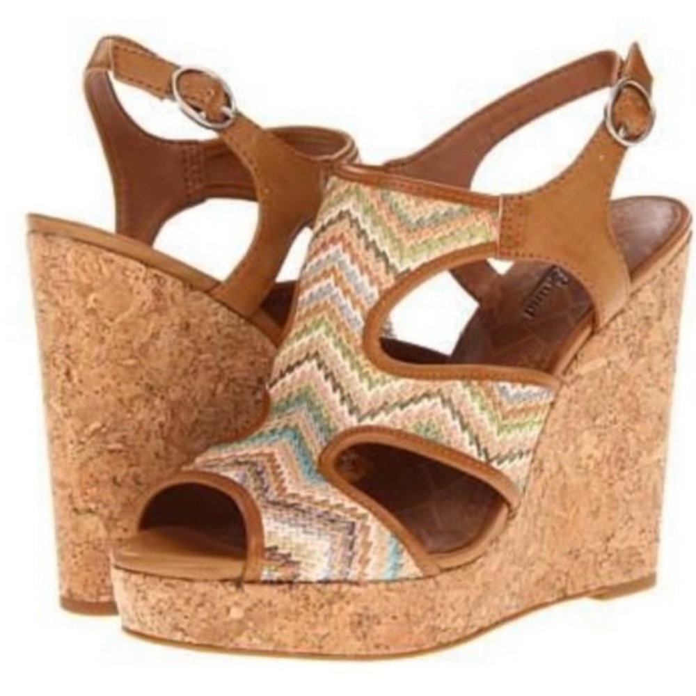 Lucky Brand Riedel 2 corkscrew wedge sandal